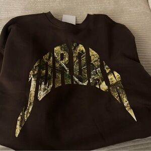 Nike Brown Camo Logo Sweatshirt